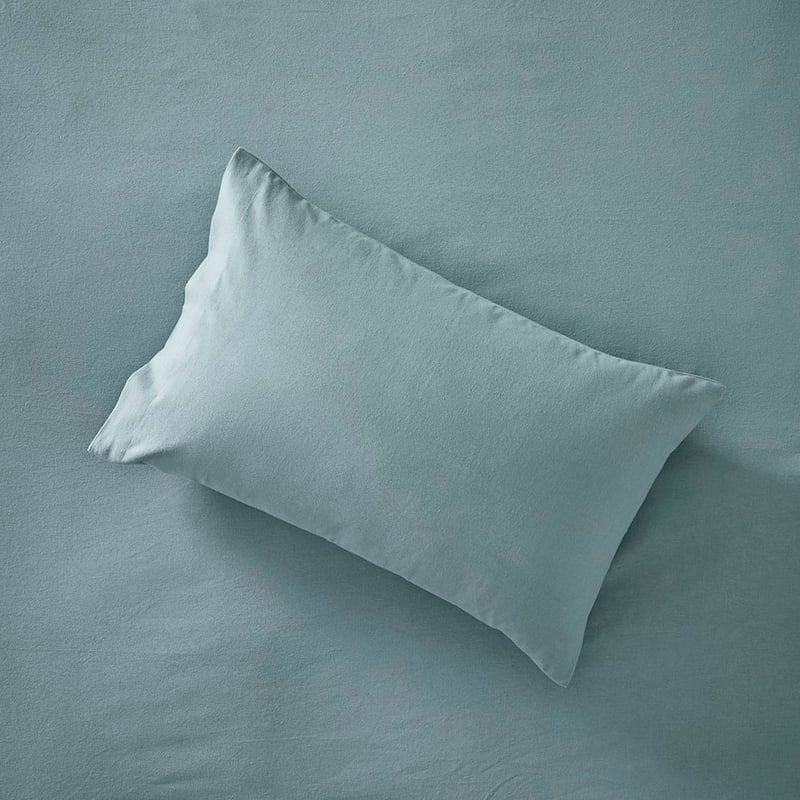 Flannelette Sage Sheet Set + Pillowcases