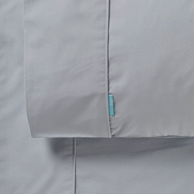 300TC Fresh Cotton Sky Grey Pillowcase