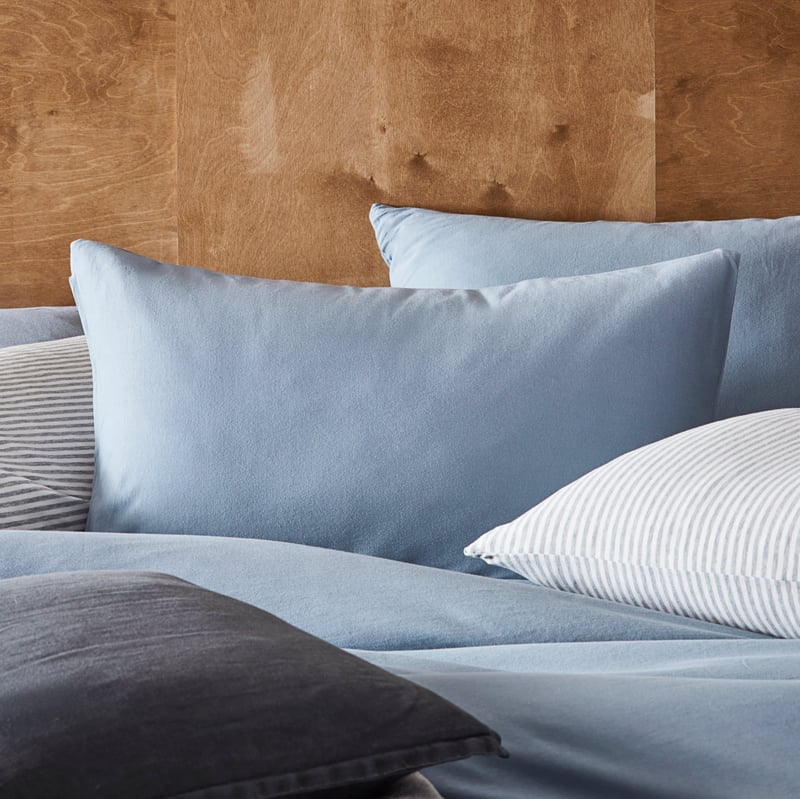 Ultra Soft Jersey Powder Blue Pillowcase