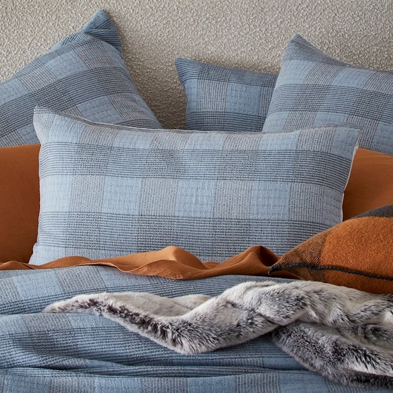 Maxi Navy Matelasse Pillowcases