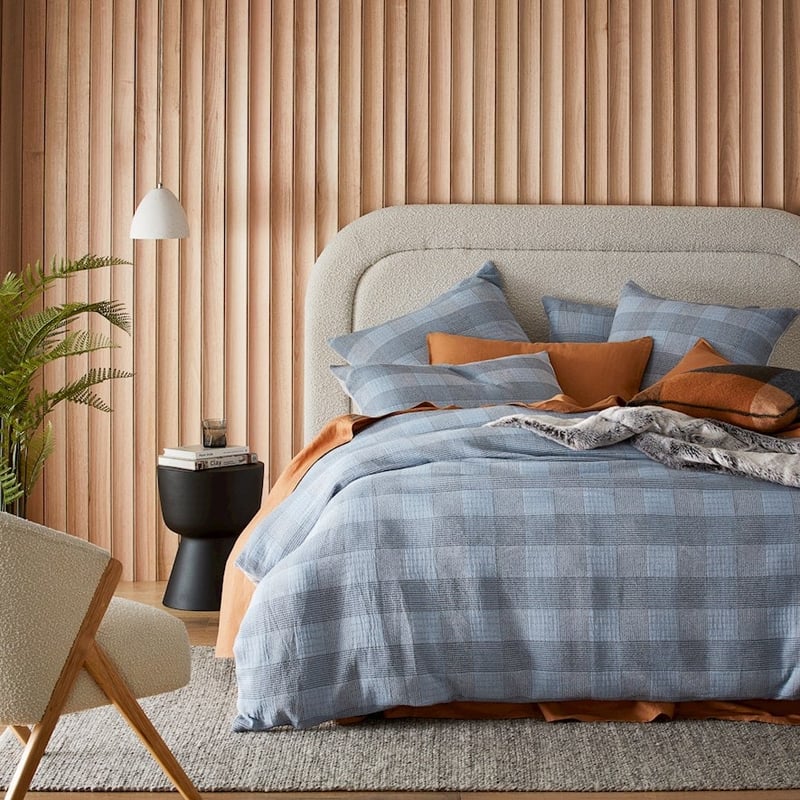 Maxi Navy Matelasse Pillowcases