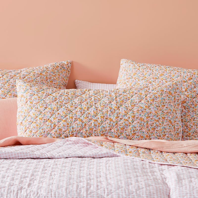 Garden Bloom Multi Quilted Pillowcases