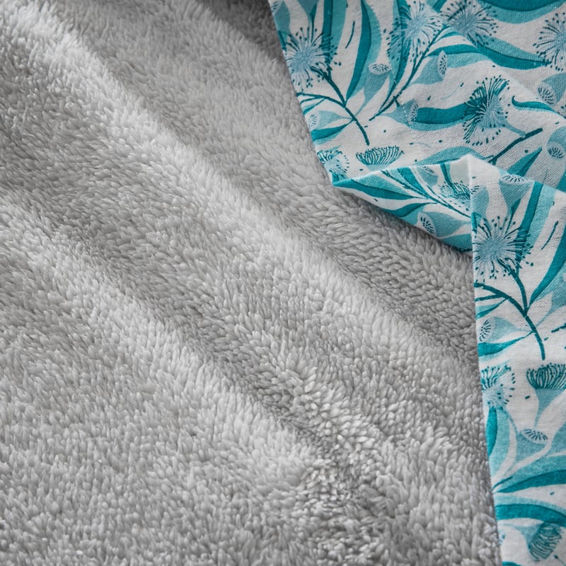 Sherpa Grey Quilt Cover Set + Pillowcases