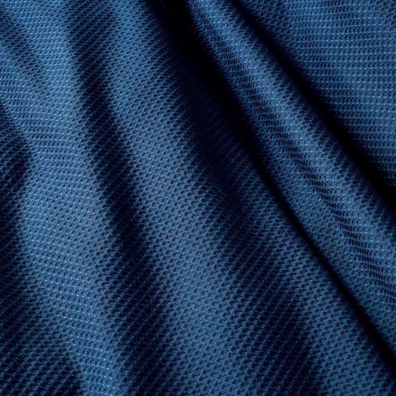 Berlin Navy Waffle Quilt Cover Set + Pillowcases