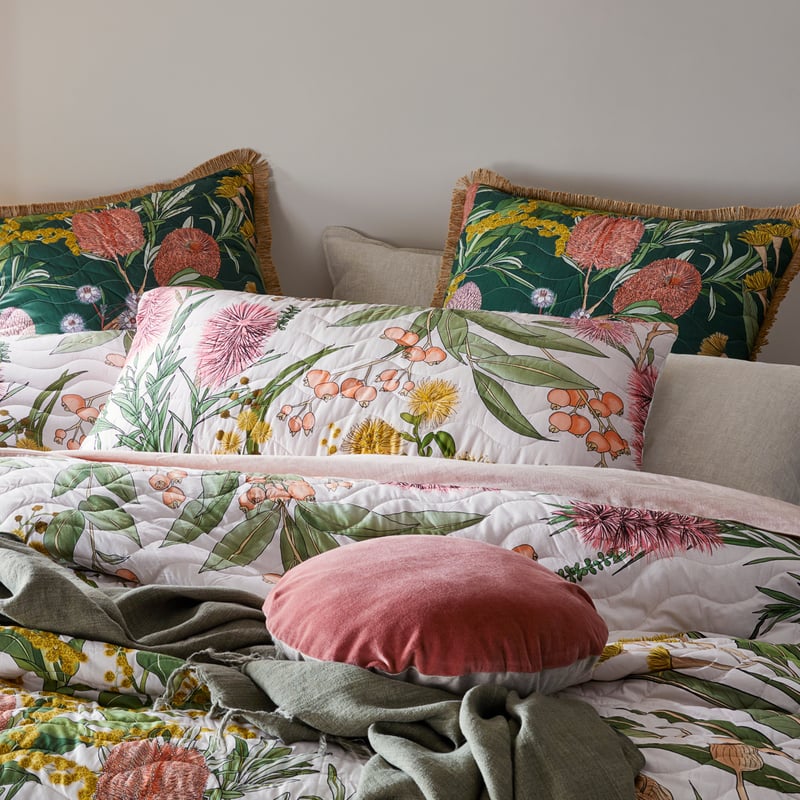 Lilly Pilly Multi Quilted Quilt Cover Separates