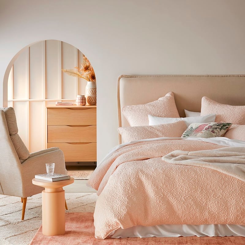 Chloe Petal Quilted Quilt Cover Separates