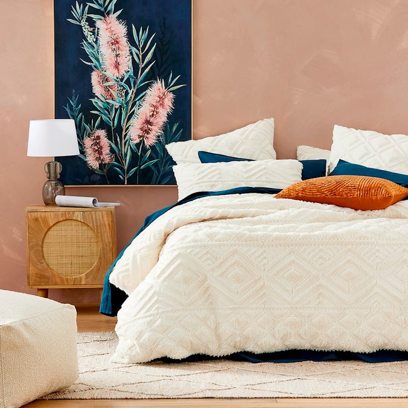 Vancouver Queen Snow Quilt Cover + Pillowcases