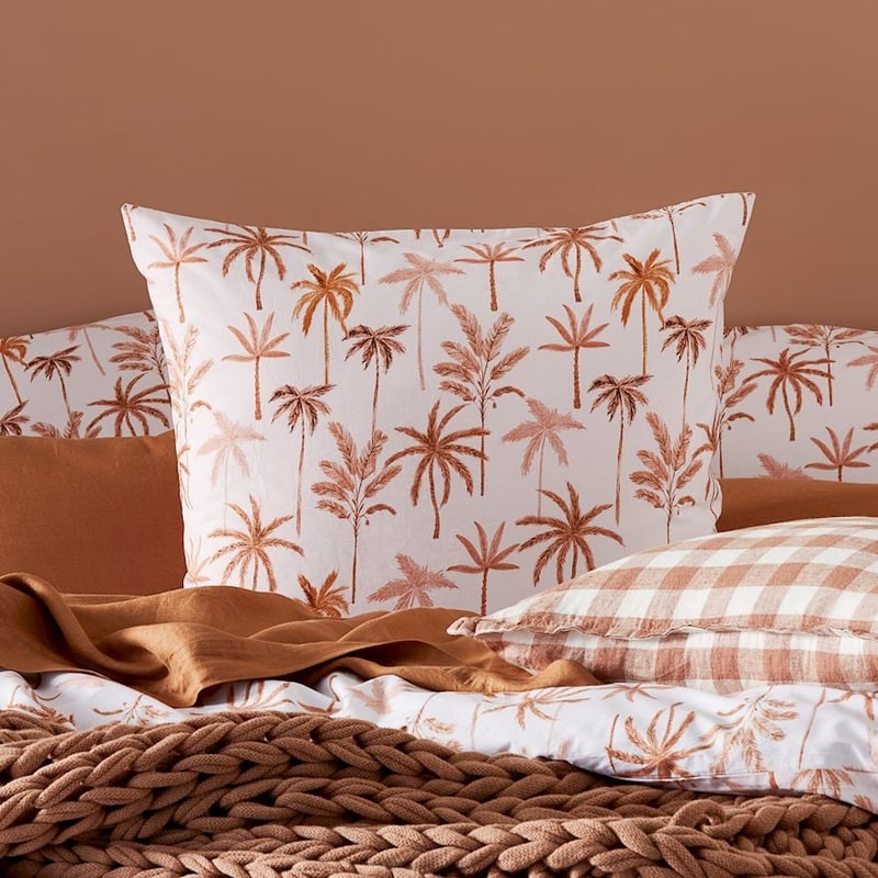 Palm Beach Pink Quilt Cover Set + Pillowcases