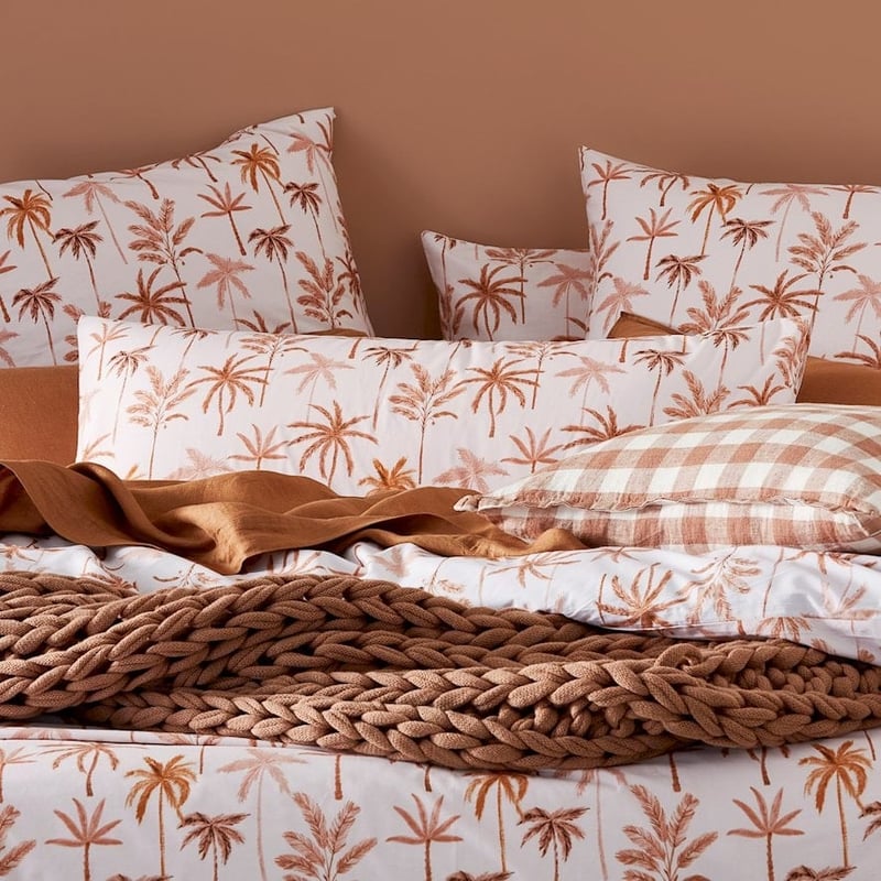 Palm Beach Pink Quilt Cover Set + Pillowcases