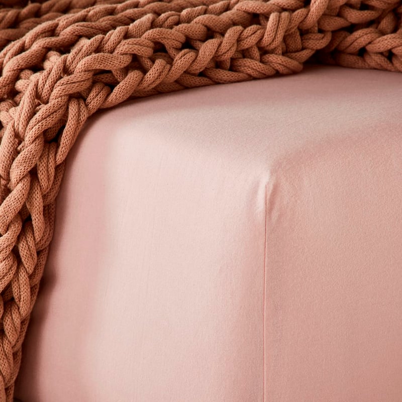 Flannelette Pink Sheet Separates + Pillowcases