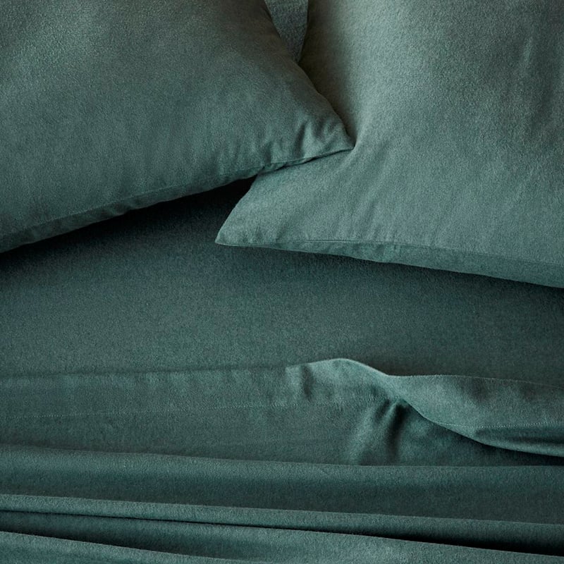 Flannelette Cypress Sheet Set + Pillowcases