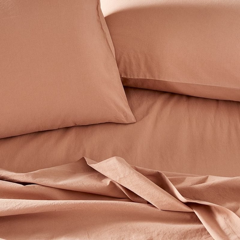 Stonewashed Coral Sand Sheet Separates