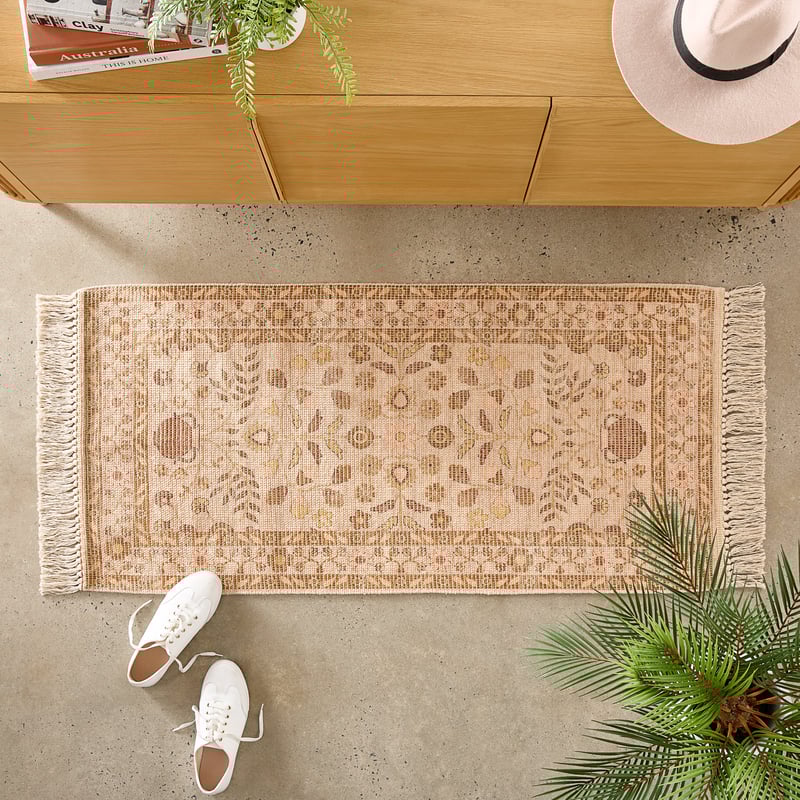 Cardiff Vintage Floral Rug Runner