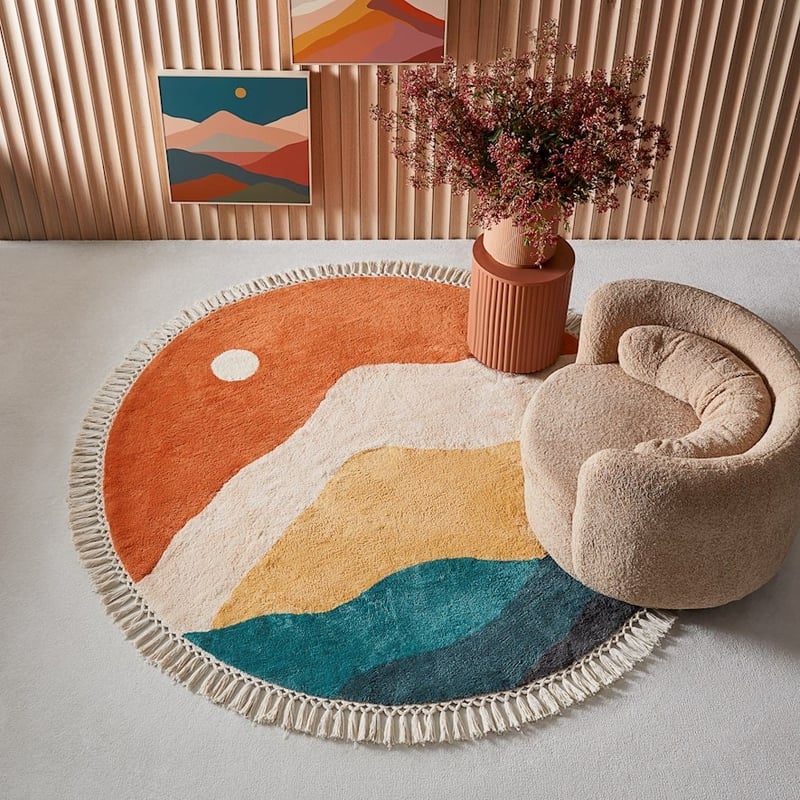 Maus Haus Dusk Round Rug