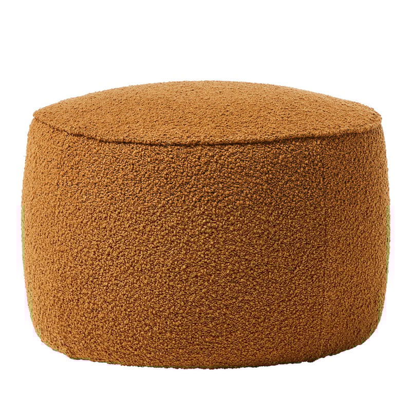 Norway Cedar Boucle Ottoman