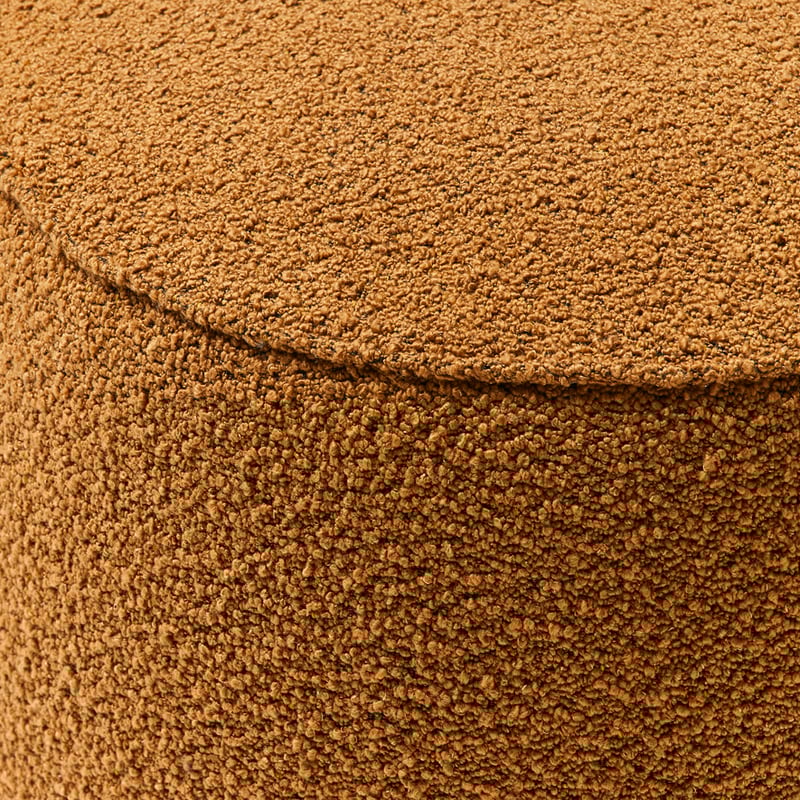 Norway Cedar Boucle Ottoman