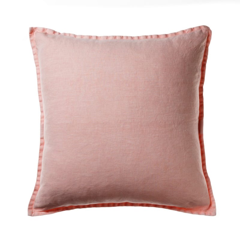 Vintage Wash Linen Blush Lounge Cushion