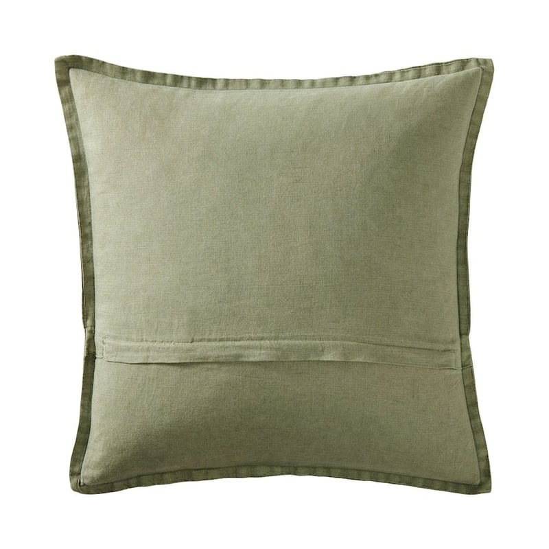 Belgian Thyme Vintage Washed Linen Cushion