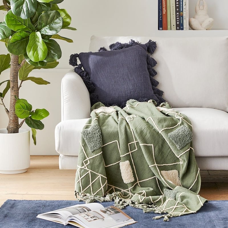 Aries Dark Blue Cushion