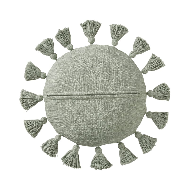 Aries Soft Green Round Cushion