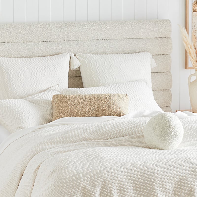 Greenwich Latte Boucle Cushion