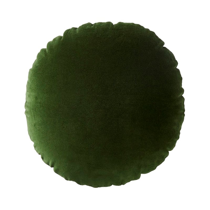 Bombay Olive Round Velvet Cushion