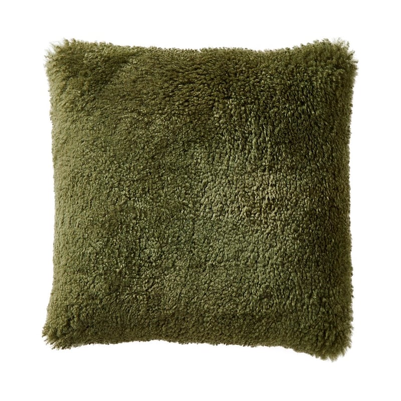 Shearling Forest Green Cushion
