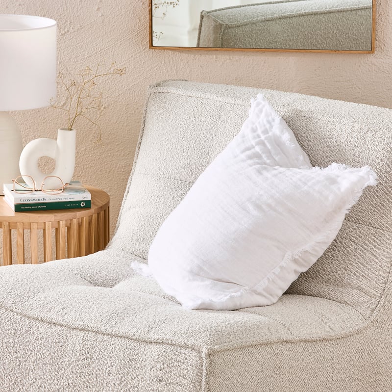 Suri White Cushion