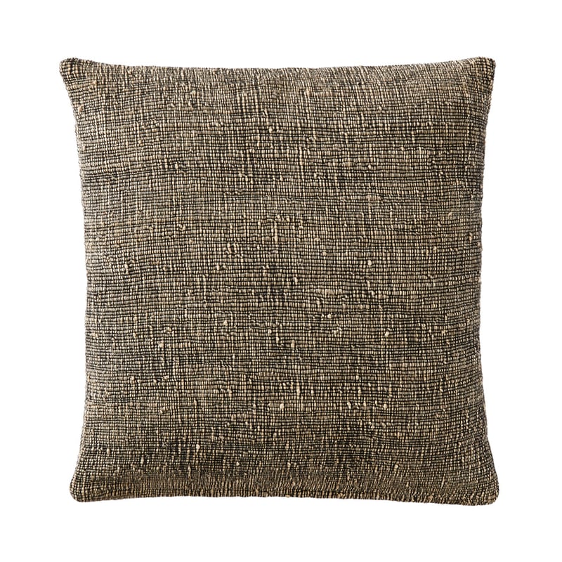 Caspian Natural & Black Cushion
