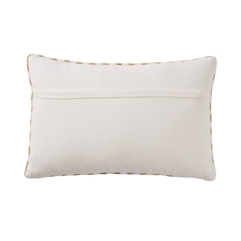 Luxton Green & Ivory Velvet Cushion