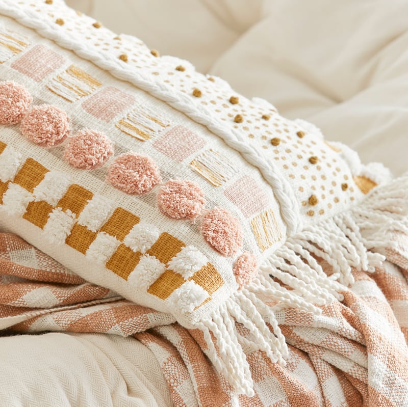 Paloma Brown Tufted Cushion