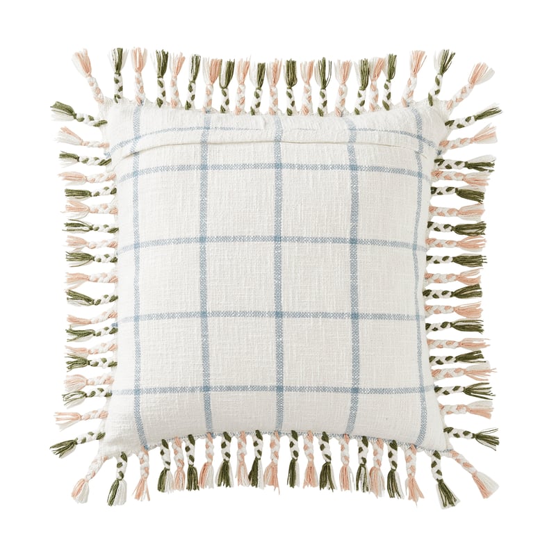 Daisy Pink & White Check Cushion