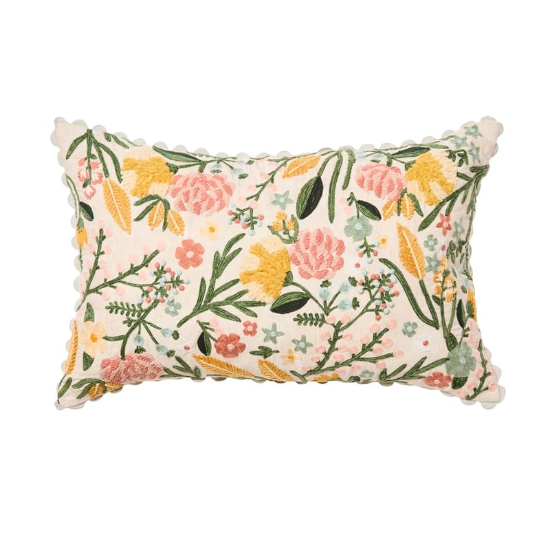 Ashi Floral Green Cushion