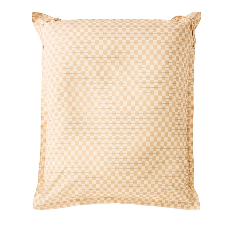 Outdoor Tan Checkerboard Floatable Floor Cushion Cover