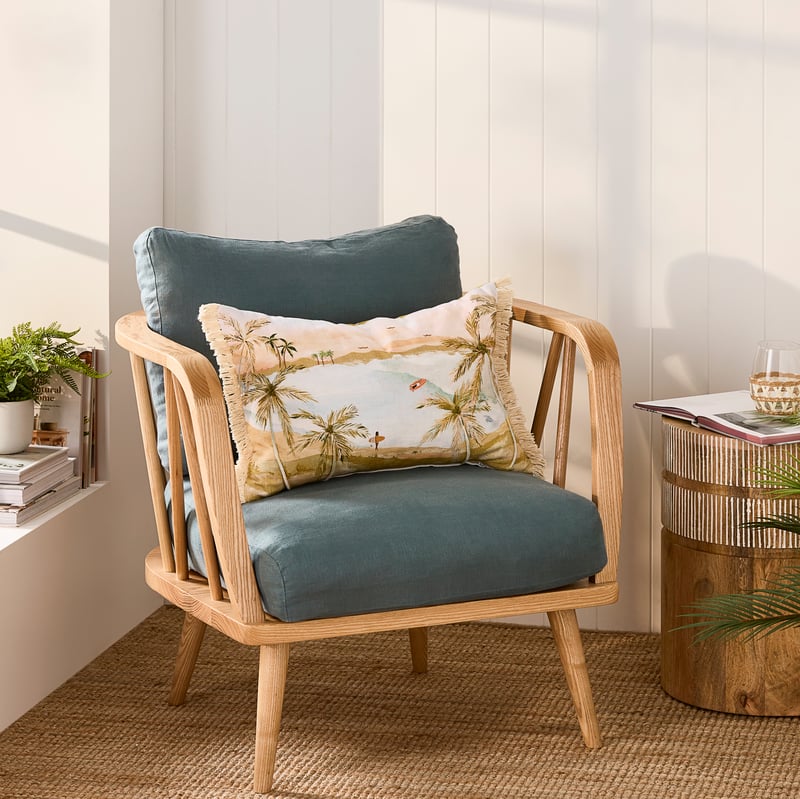 Ocean Breeze Green Cushion