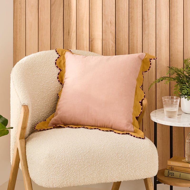 Ari Pink & Mustard Cushion