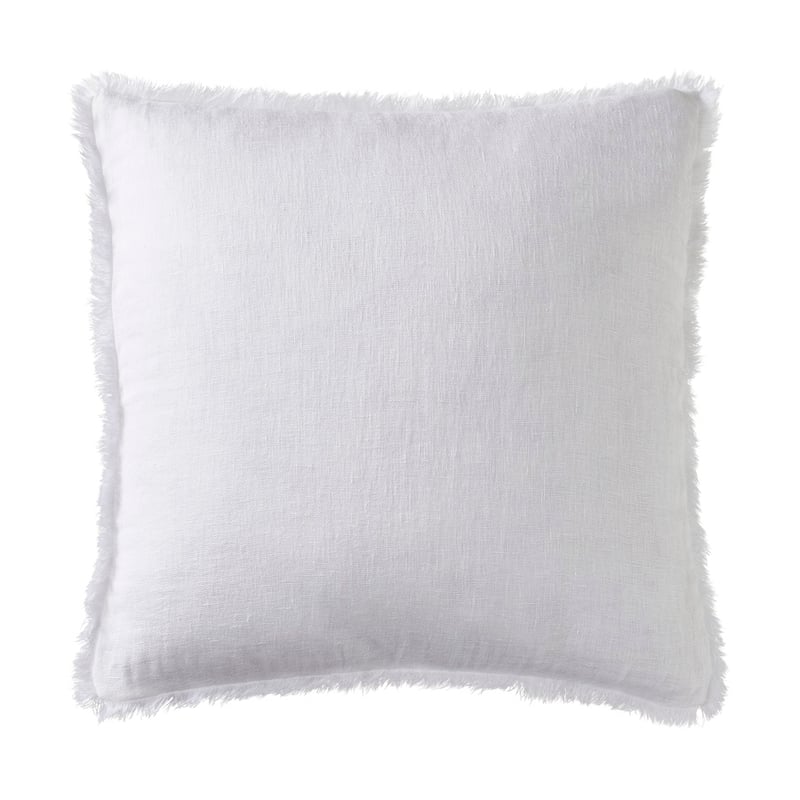 Suri White Linen Cushion