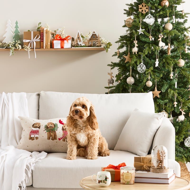 Festive Cavoodle Cushion