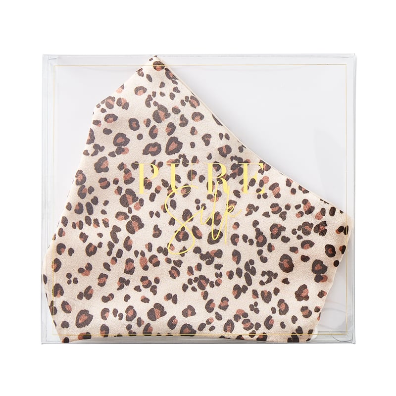 Pure Silk Leopard Face Mask