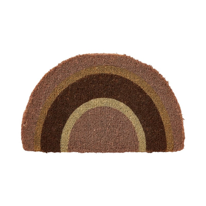 Coir Retro Sun Round Doormat