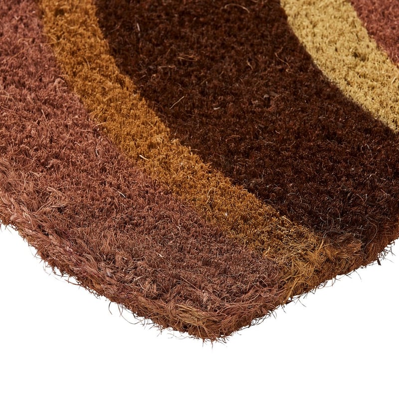 Coir Retro Sun Round Doormat