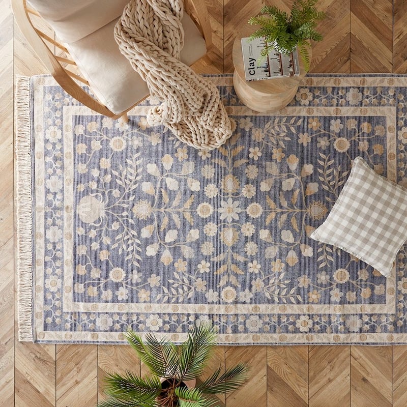 Cardiff Midnight Floral Rug