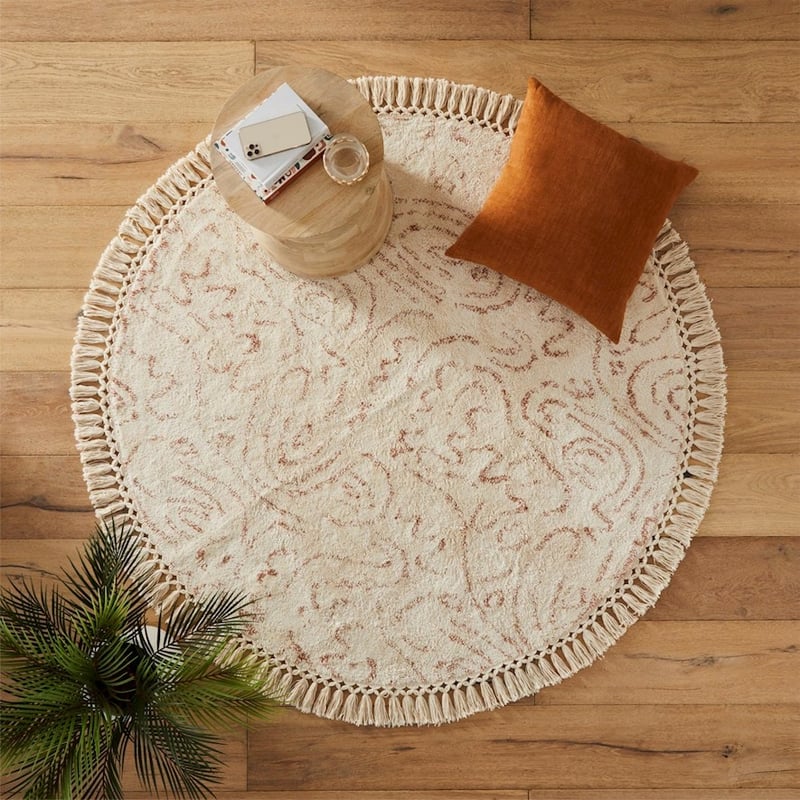 Navarre Natural & Clay Round Rug