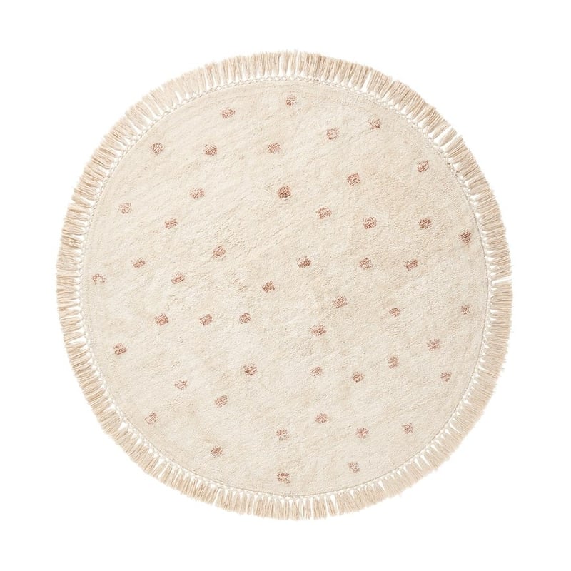 Phillipa Cinnamon Spot Round Rug