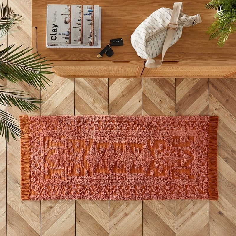 Arlo Orange & Rose Rug Runner