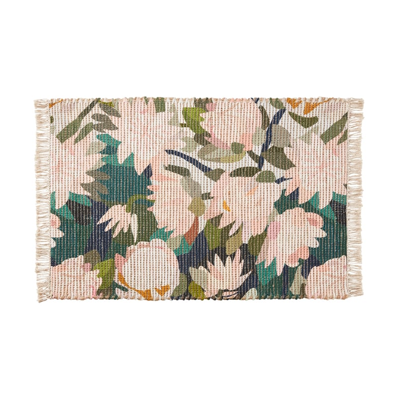 Kimmy Hogan Blush & Balsam Green Indoor Mat