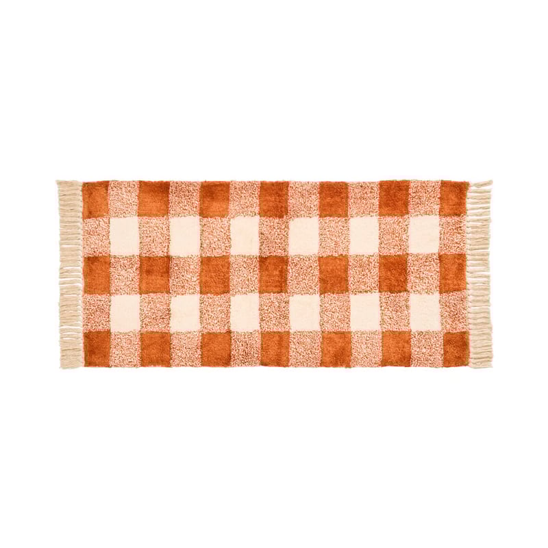 Melva Natural & Rust Rug Runner
