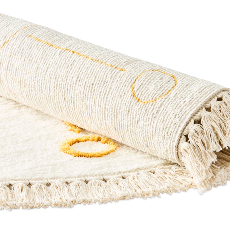 Ray of Sunshine Blush & Mustard Rug