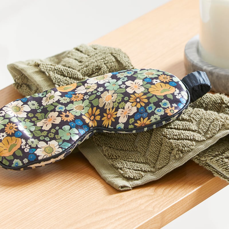 Pure Silk Libertine Floral Eye Mask