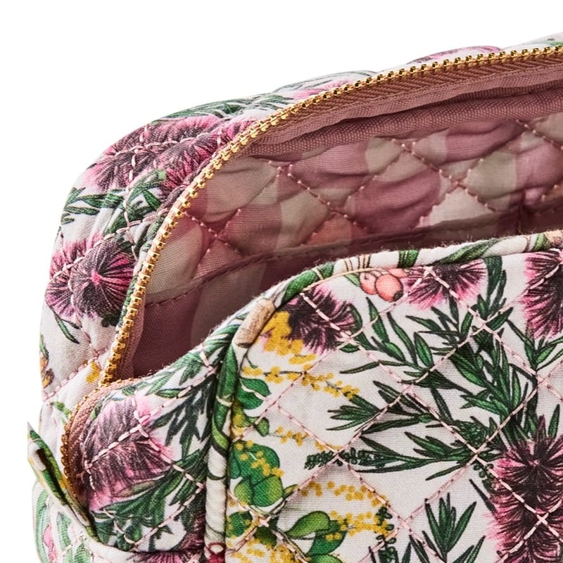 Lily Pilly Green Cosmetic Bag